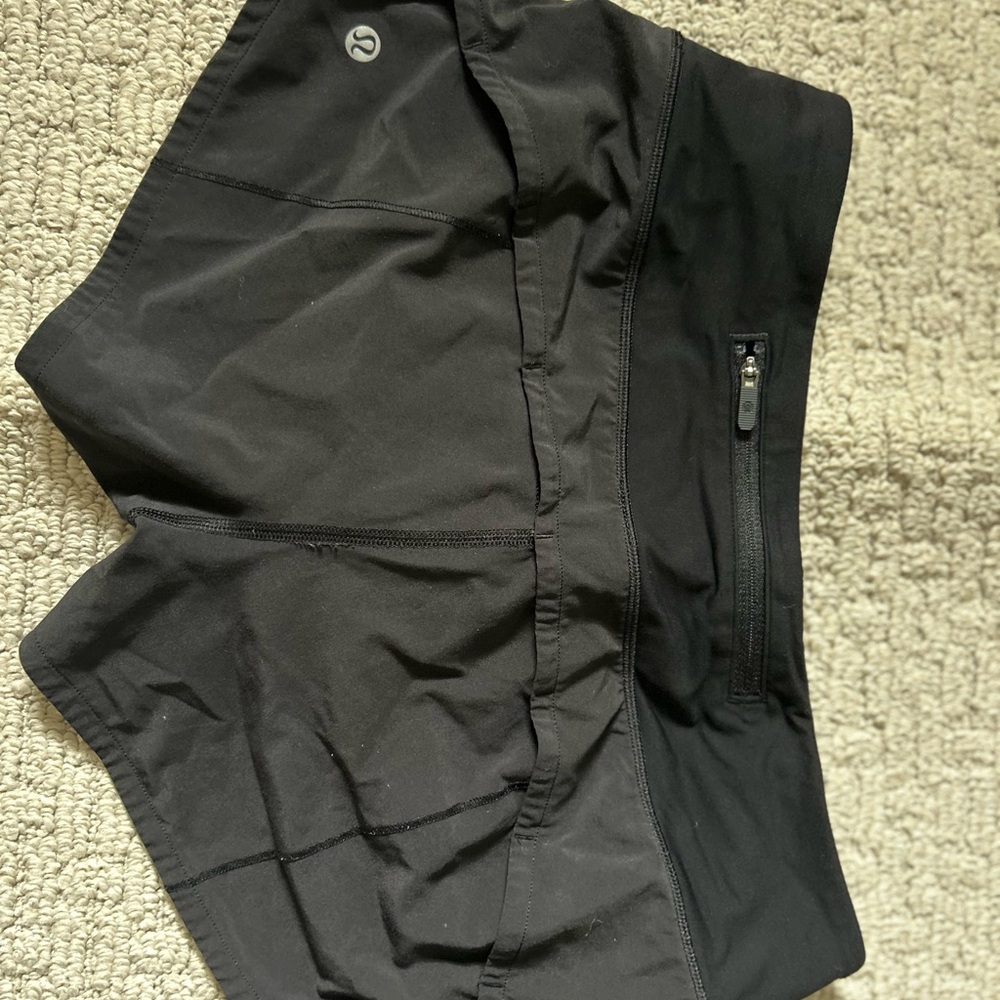 Lululemon Black Performance Shorts